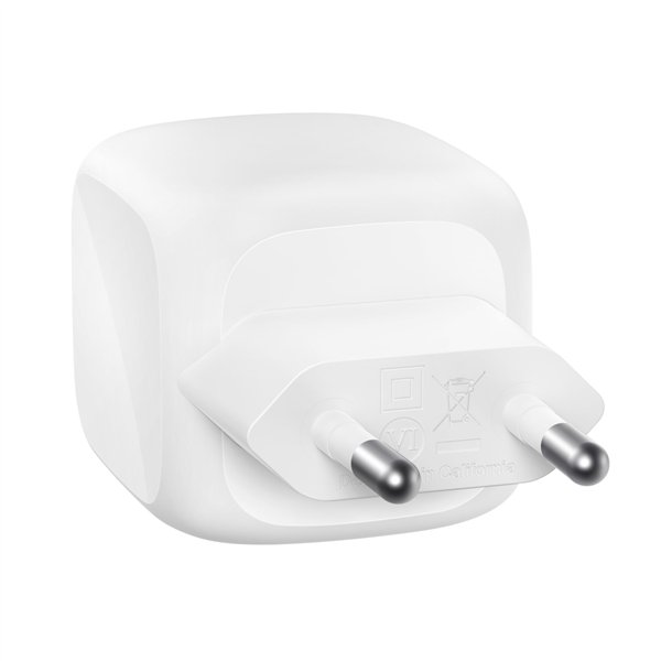 Belkin caricatore Dual USB-C 50W PD + PPS , bianco     WCH019kqWH
