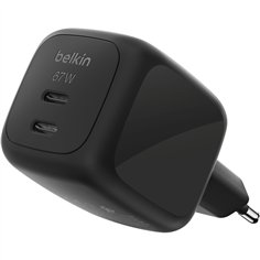 Belkin Ladegerät Dual USB-C 67W PD + PPS ,schwarz     WCH020kqBK 2
