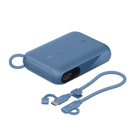 Belkin Powerbank con Display 20W 10.000mAh USB-C blu BPB027hqBL