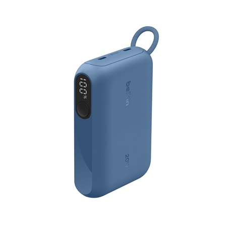 Belkin Powerbank con Display 20W 10.000mAh USB-C blu BPB027hqBL