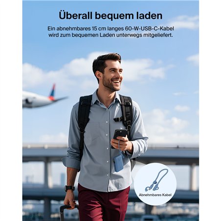 Belkin Powerbank con Display 20W 10.000mAh USB-C blu BPB027hqBL