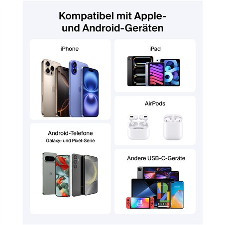 Belkin Powerbank con Display 20W 10.000mAh USB-C blu BPB027hqBL