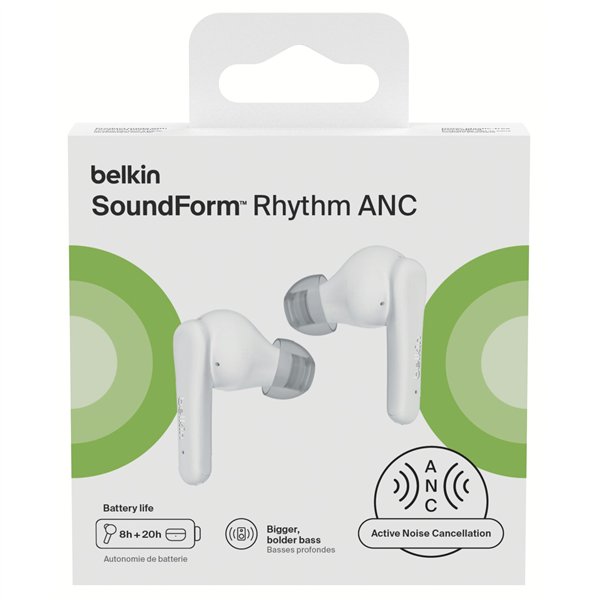 Belkin SoundForm Rhythm ANC True Wireless In-Ear, weiß AUC015hqWH