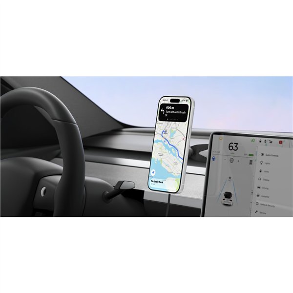 Belkin Magn.kabelloses Kfz-Lade- gerät Qi2 m.Halterung WIC013hqBK