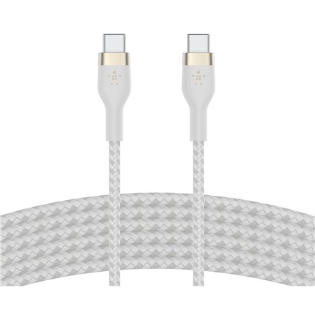 Belkin Flex USB-C/USB-C fino 60W 3m, bian. CAB011bt3MWH