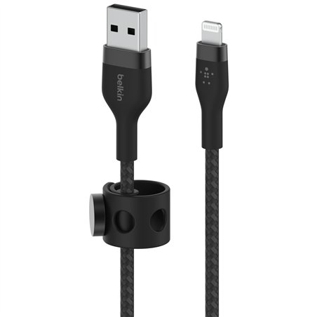 Belkin Flex Lightning/USB-A 1m mfi cert., nero CAA010bt1MBK