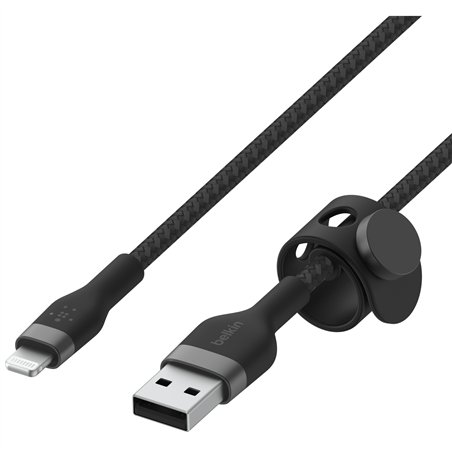 Belkin Flex Lightning/USB-A 1m mfi cert., nero CAA010bt1MBK