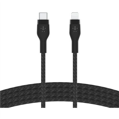 Belkin Flex Lightning/USB-C 15W 2m mfi.cert.nero CAA011bt2MBK