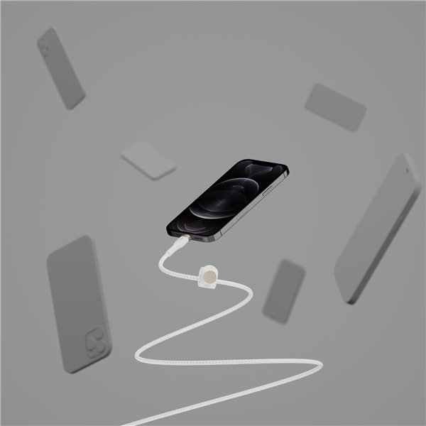 Belkin Flex Lightning/USB-C 15W 1m mfi.cert. bian. CAA011bt1MWH