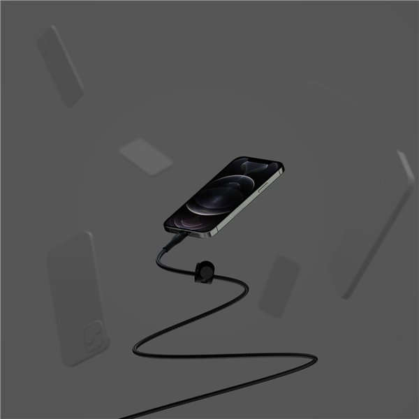 Belkin Flex Lightning/USB-C 15W 1m mfi.cert.nero CAA011bt1MBK