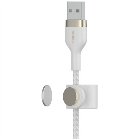 Belkin Flex Lightning/USB-A 3m mfi cert., bian. CAA010bt3MWH