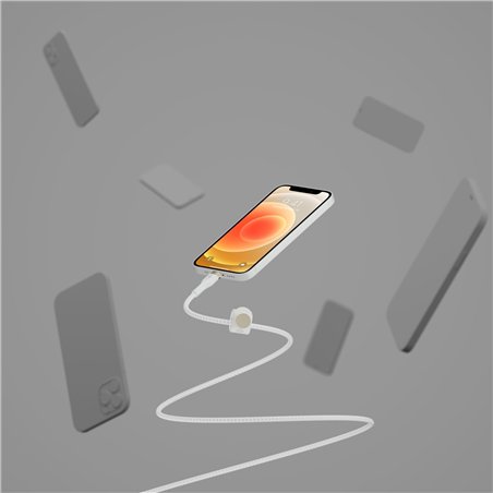 Belkin Flex Lightning/USB-A 2m mfi cert., bian. CAA010bt2MWH