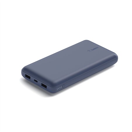 Belkin Powerbank 20.000mAh blu 15W+USB-A/C cavo 15cm BPB012BTBL