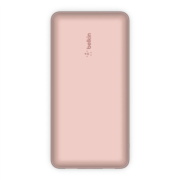 Belkin Powerbank 20.000mAh rosa 15W+USB-A/C cavo 15cm BPB012btRG