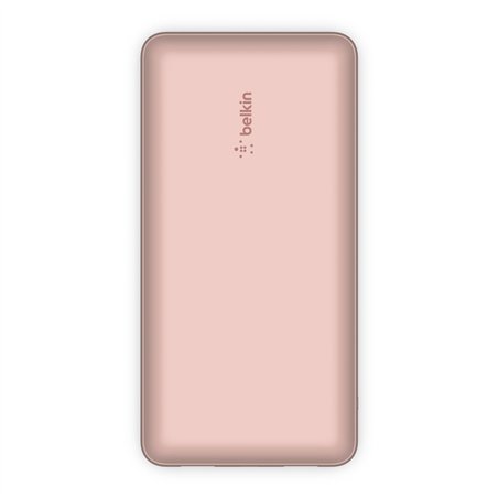 Belkin Powerbank 20.000mAh rosa 15W+USB-A/C cavo 15cm BPB012btRG