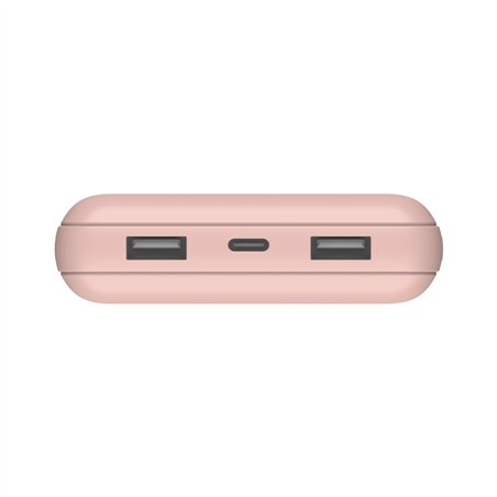 Belkin Powerbank 20.000mAh rosa 15W+USB-A/C cavo 15cm BPB012btRG