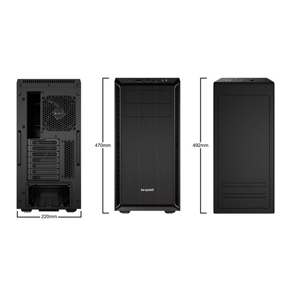 be quiet! PURE BASE 600 nero corpo