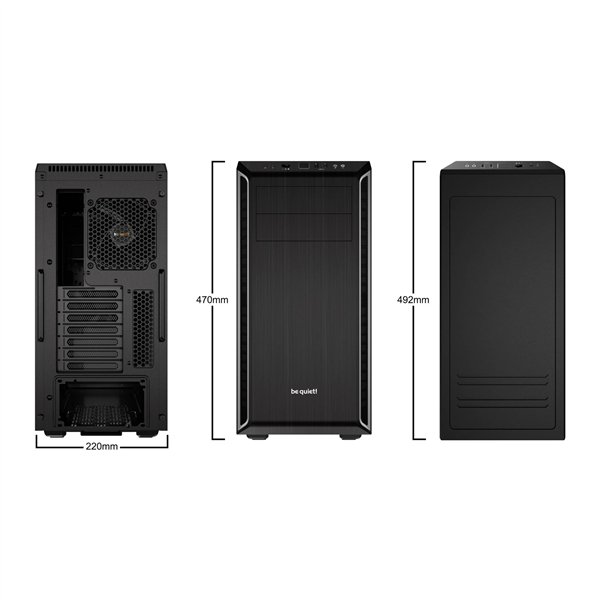 be quiet! PURE BASE 600 argento corpo