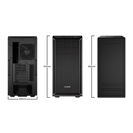 be quiet! PURE BASE 600 argento corpo