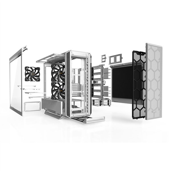 be quiet! SILENT BASE 802 Window bianco corpo