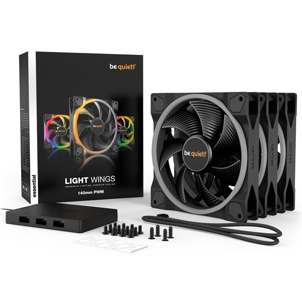 be quiet! Light Wings 140mm PWM Triple Pack