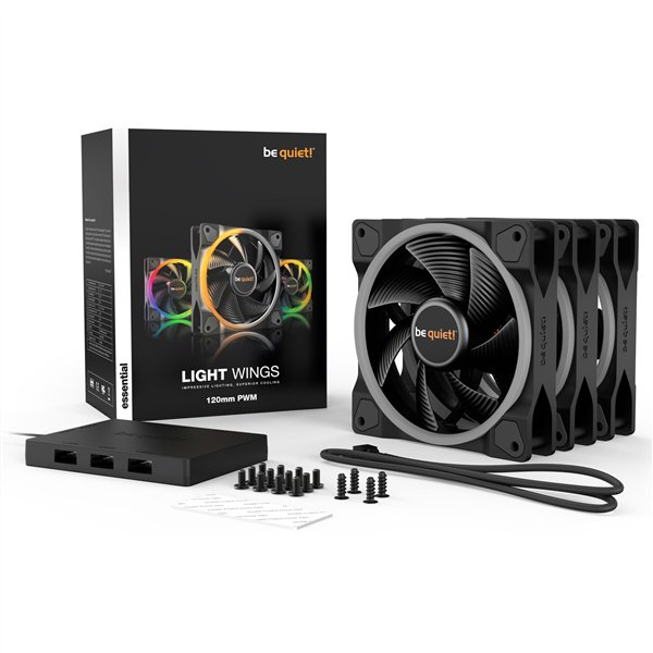be quiet! Light Wings 120mm PWM triple pack