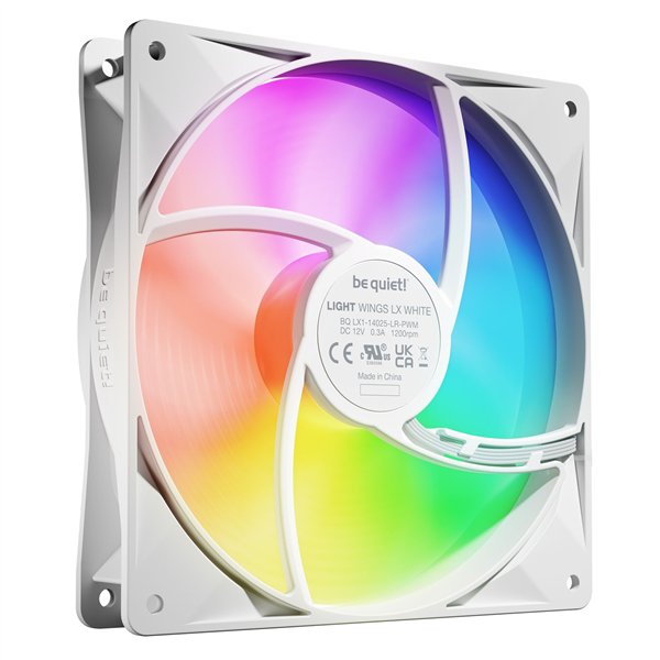 be quiet! Light Wings LX bianco 140mm PWM Triple-Pack