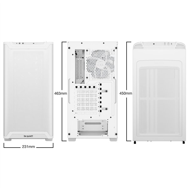 be quiet! PURE BASE 501 LX bian. alloggiamento