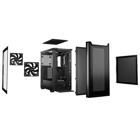 be quiet! PURE BASE 501 Airflow Window Black Housing