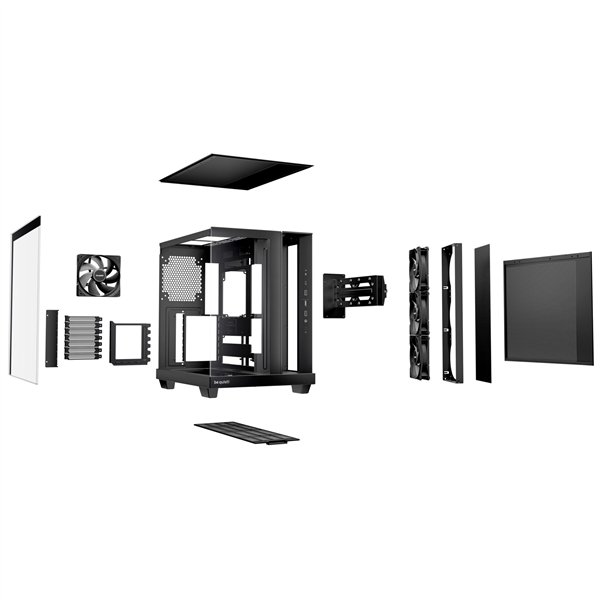 be quiet! LIGHT BASE 500 alloggiamento nero