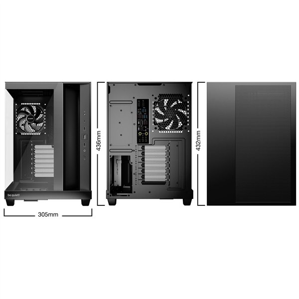 be quiet! LIGHT BASE 500 alloggiamento nero