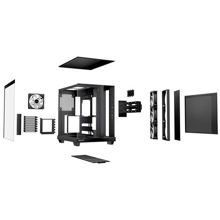 be quiet! LIGHT BASE 500 LX alloggiamento nero