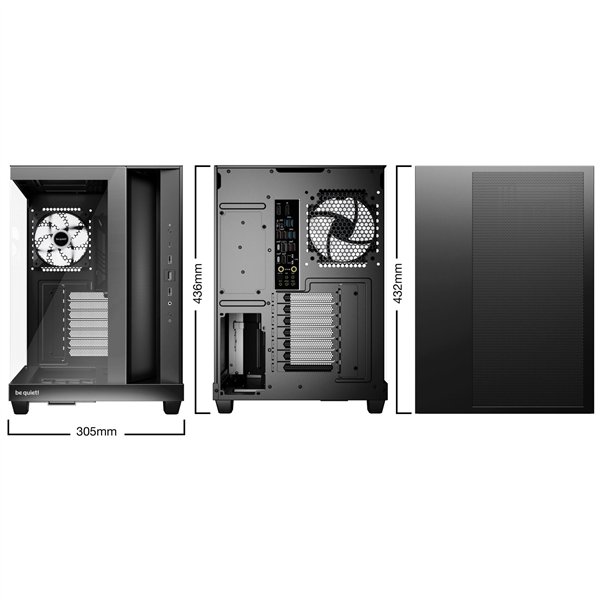 be quiet! LIGHT BASE 500 LX alloggiamento nero