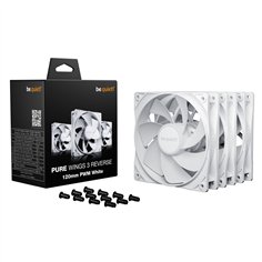 be quiet! Pure Wings 3 120mm PWM Reverse bianco 3 Pack