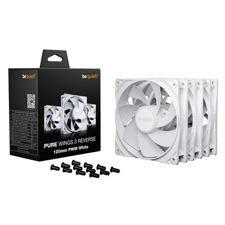 be quiet! Pure Wings 3 120mm PWM Reverse bianco 3 Pack
