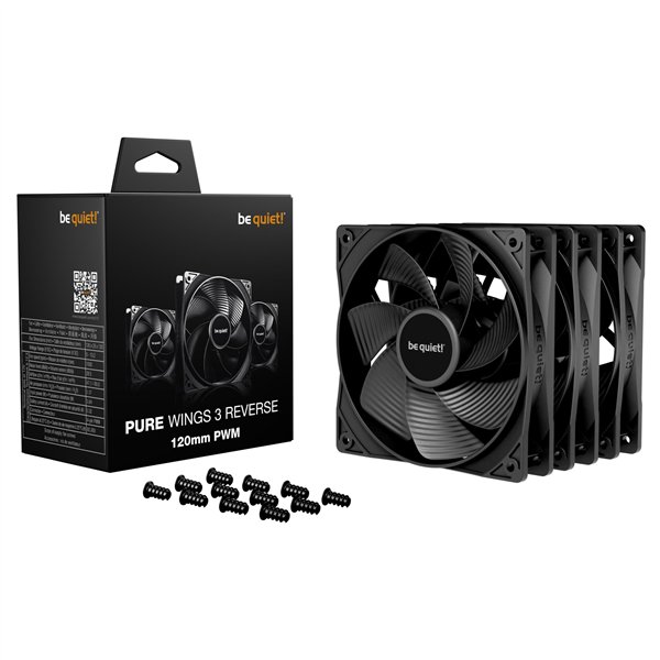 be quiet! Pure Wings 3 120mm PWM Reverse 3 Pack
