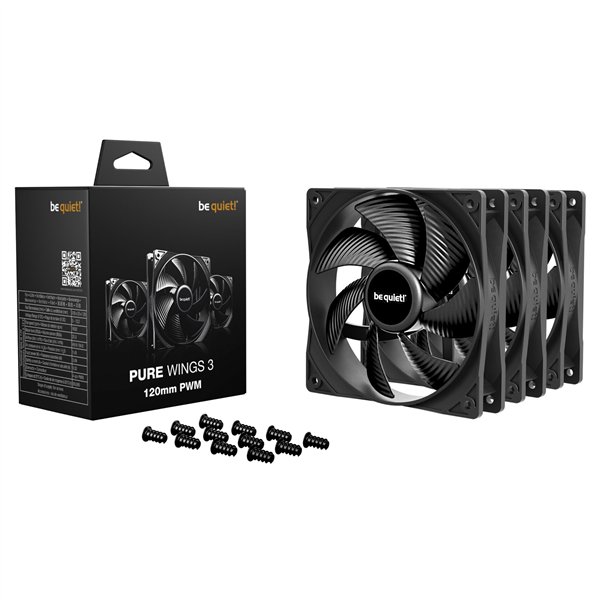 be quiet! Pure Wings 3 120mm PWM 3 Pack