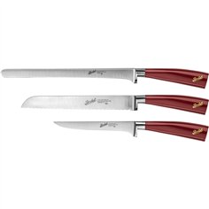 Berkel Elegance rosso set da prosciutto 3 pz.