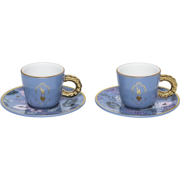 Bialetti set 2 tazze con piattini BRIDGERTON