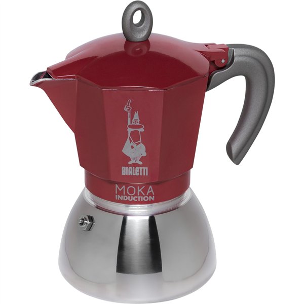 Bialetti MOKA 6TZ Induction rosso