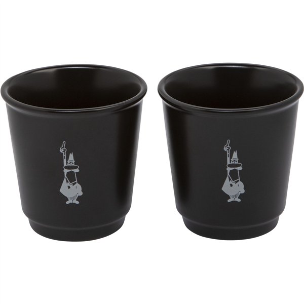 Bialetti Mini Express Induction con 2 tazze nero