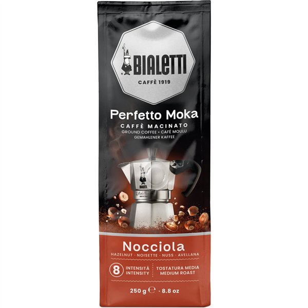 Bialetti Perfetto Moka nocciola macinato 250 g