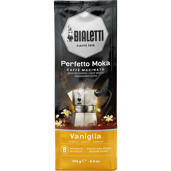 Bialetti Perfetto Moka vaniglia macinato 250 g