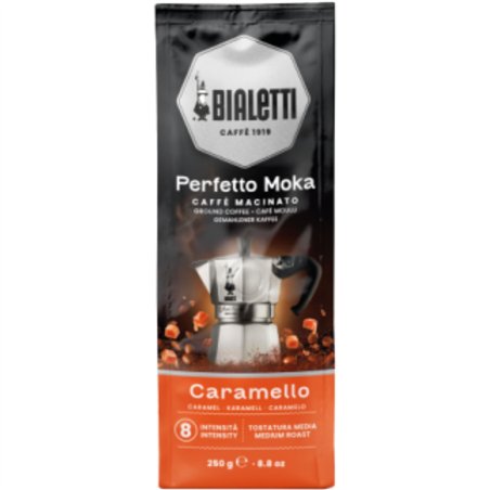 Bialetti Perfetto Moka caramello macinato 250 g