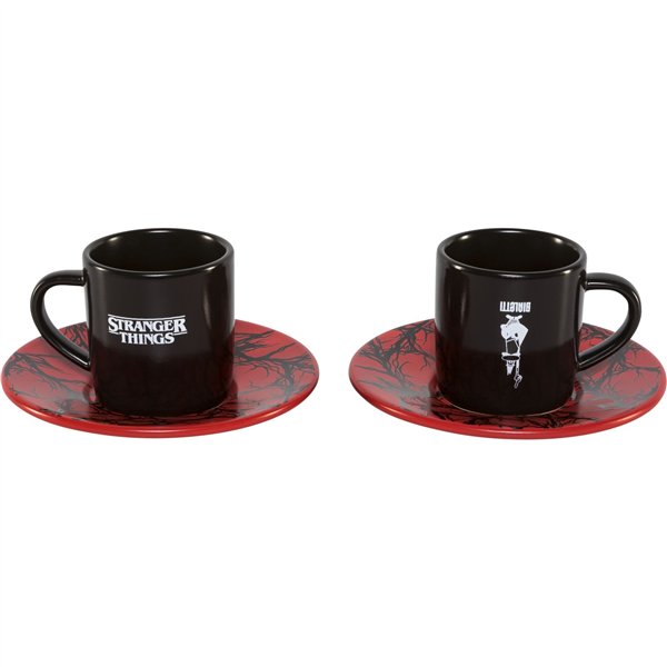 Bialetti Set 2 Tassen inkl. Untertassen Stranger Things