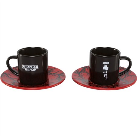 Bialetti Set 2 Tassen inkl. Untertassen Stranger Things