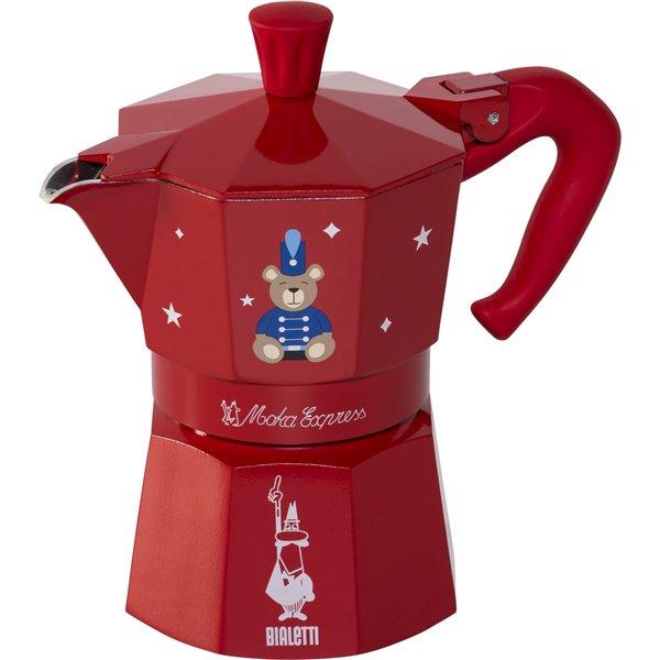 Bialetti Moka Express 3TZ rosso Joyful Memories