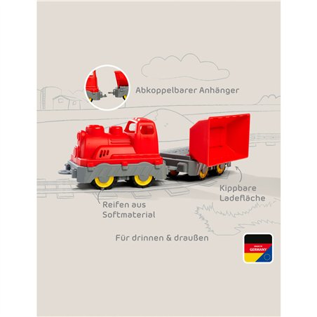 BIG Power Worker Mini treno con vagone