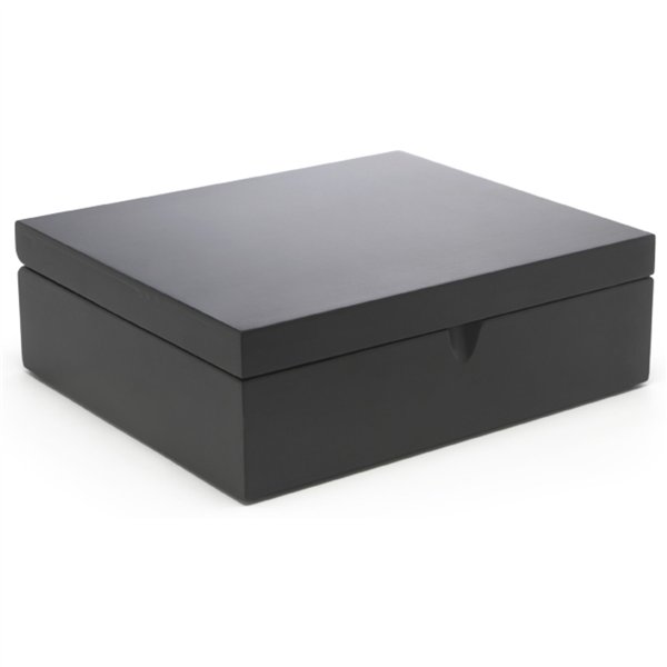 Bredemeijer contenitore bustine da tè c.6 scomparti, nero 184006