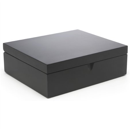 Bredemeijer contenitore bustine da tè c.6 scomparti, nero 184006